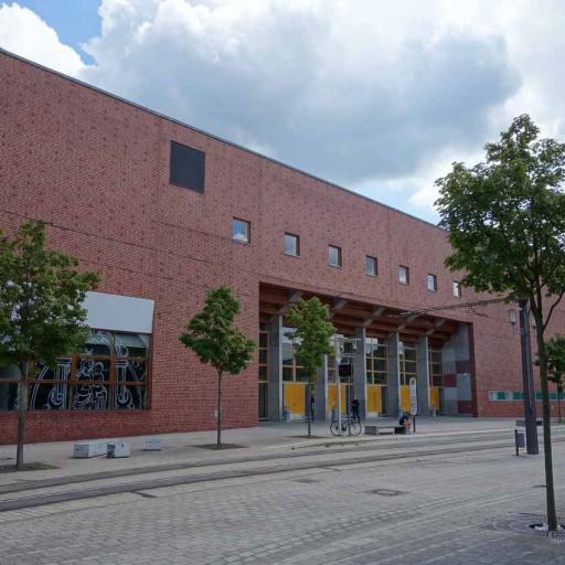 Viadrina FFO Mensa, Atrium, Hörsälle